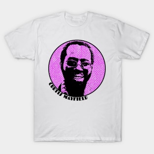 CURTIS MAYFIELD - Funk & Soul Superstar - (Indigo Print) T-Shirt